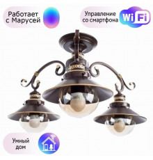 Люстра потолочная Arte Lamp 7 с поддержкой Маруся A4577PL-3CK-М