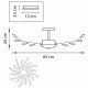 Потолочная люстра Lightstar Isabelle 791184