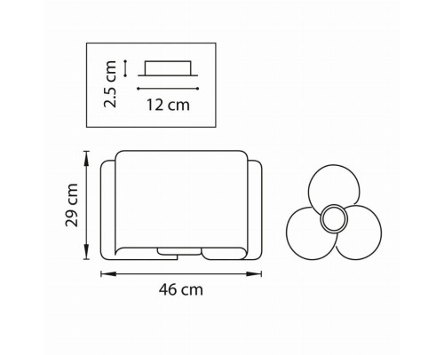 Потолочная люстра Lightstar Simple Light 811 811032