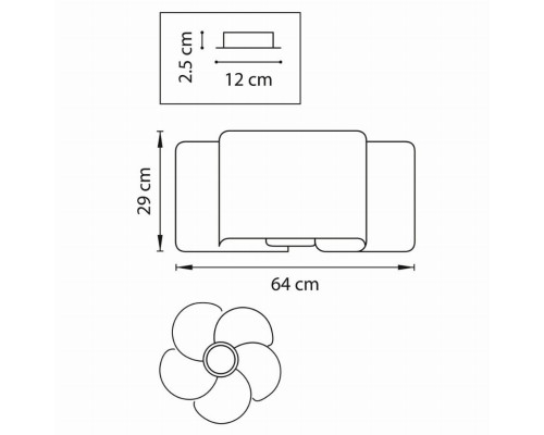 Потолочная люстра Lightstar Simple Light 811 811052