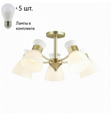 Люстра потолочная Lumion Wilma с лампочками 4535/5C+Lamps E27 P45