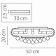 Потолочный светильник Osgona Monile 704094