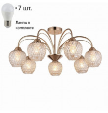 Потолочная люстра с лампочками F-Promo Olimp 2541-7U+Lamps E27 P45