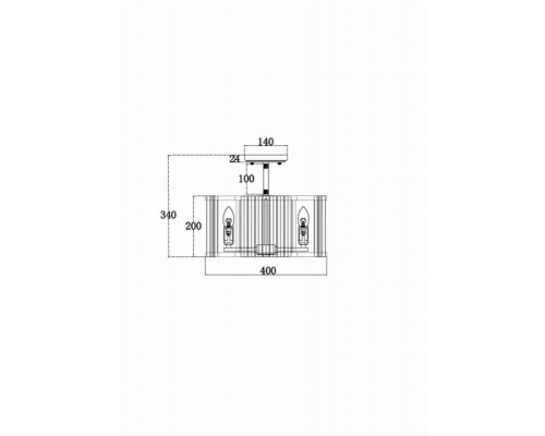 Потолочная люстра Maytoni Solar MOD087CL-04G