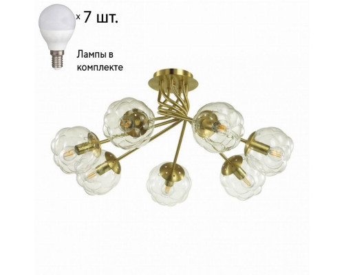 Люстра потолочная Lumion Breana  с лампочками 4556/7C+Lamps E14 P45