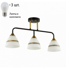 Потолочная люстра Lumion Nettie с лампочками 5214/3CA+Lamps E27 P45