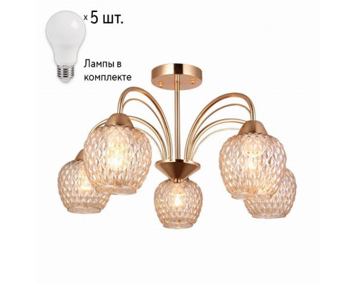 Люстра с лампочками F-Promo Olimp 2541-5U+Lamps