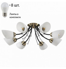 Потолочная люстра Lumion Eliana с лампочками 4592/8C+Lamps E27 P45