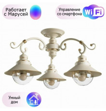 Потолочная люстра Arte Lamp 7 с поддержкой Маруся A4577PL-3WG-М