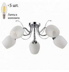 Потолочная люстра Lumion Marcela с лампочками 4594/5C+Lamps E14 Свеча