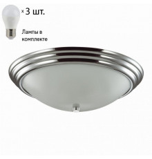 Настенно-потолочный светильник Lumion Kayla с лампочками 5261/3C+Lamps E27 P45