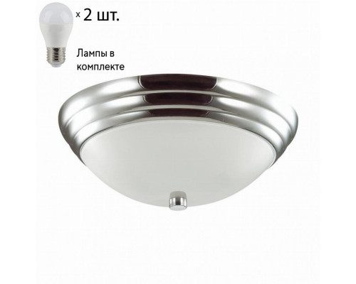 Настенно-потолочный светильник Lumion Kayla с лампочками 5261/2C+Lamps E27 P45