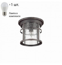 Уличный светильник Odeon Light Virta с лампочкой 4044/1C+Lamps E27 P45