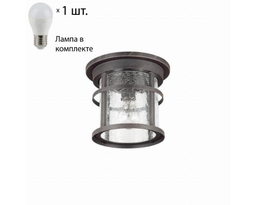 Уличный светильник Odeon Light Virta с лампочкой 4044/1C+Lamps E27 P45