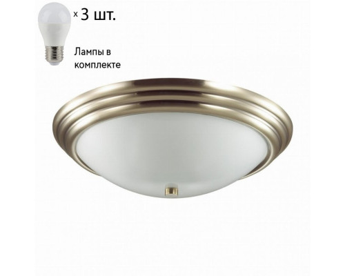 Настенно-потолочный светильник Lumion Kayla с лампочками 5262/3C+Lamps E27 P45