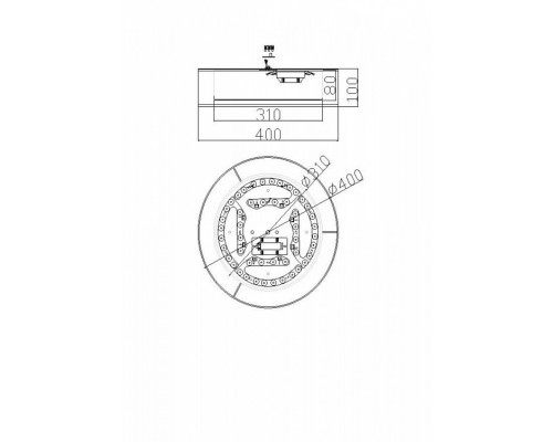 Потолочный светильник с пультом ДУ Freya Zoticus FR6005CL-L36G