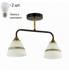 Потолочный светильник Lumion Nettie с лампочками 5214/2CA+Lamps E27 P45