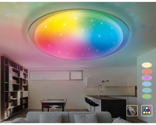 Светодиодный светильник c подсветкой RGB и пультом ДУ (инфракрасный) Ambrella light Dance FF480