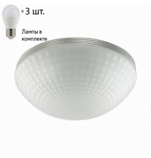 Потолочный светильник Odeon Light Malaga с лампочками 4937/3C+Lamps E27 P45