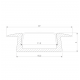 2м. Встраиваемый алюминиевый профиль для светодиодной ленты Elektrostandard LL-2-ALP007 (a053622)