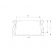 2м. Накладной алюминиевый профиль для светодиодной ленты Elektrostandard LL-2-ALP006 (a053621)