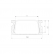 2м. Накладной алюминиевый профиль для светодиодной ленты Elektrostandard LL-2-ALP006 (a041811)