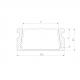 2м. Накладной алюминиевый профиль для светодиодной ленты Elektrostandard LL-2-ALP006 (a053620)