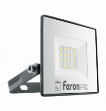 Светодиодный прожектор 20W 6400K (холодный) IP65 Feron PRO LL-1000 41538