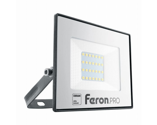 Светодиодный прожектор 30W 6400K (холодный) IP65 Feron PRO LL-1000 41539