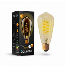 Ретро лампа E27 4W 2000К (теплый) Loft LED Voltega 7077