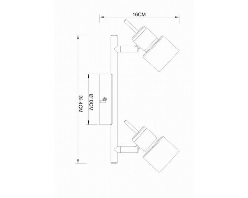 Спот Arte Lamp Almach A1906PL-2WH