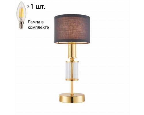 Настольная лампа с лампочкой Favourite Laciness 2609-1T+Lamps E14 Свеча