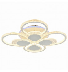 Светодиодная диммируемая люстра с ПДУ Profit Light 5891/4+4B WHT 248W+8W RGB