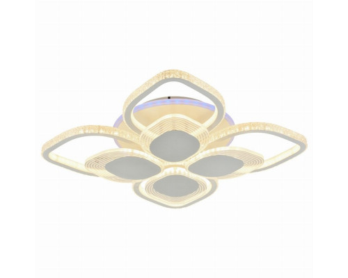 Светодиодная диммируемая люстра с ПДУ Profit Light 5892/4+4B WHT 248W+8W RGB