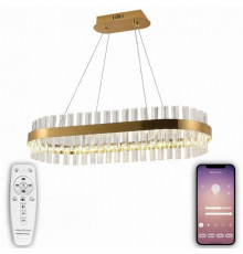 Подвесная светодиодная люстра с Bluetooth и пультом Natali Kovaltseva SMART НИМБЫ LED LAMPS 81252