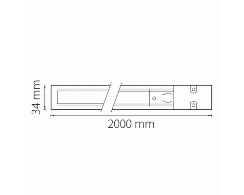 2м. Трехфазный шинопровод Lightstar Barra 504029