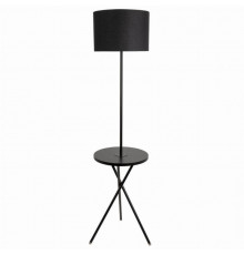 Торшер на треноге со столиком Arte lamp Combo A2070PN-1BK