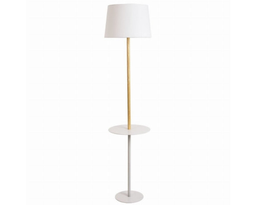 Торшер со столиком Arte lamp Connor A2102PN-1WH