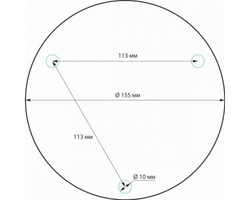 1507 черный Столб уличный Elektrostandard Techno black (a035093)