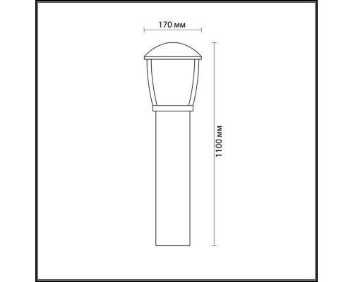 Уличный светильник Odeon Light Tako 4051/1F