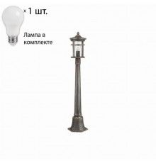 Уличный светильник с лампочкой Odeon Light Virta 4044/1F+Lamps А60