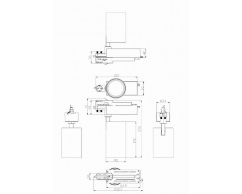 Трековый светодиодный светильник ЭРА SТR-30-36-40K-W40 Б0049755