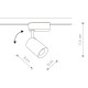 Однофазный LED светильник 7W 3000К для трека Nowodvorski Profile Iris 8995
