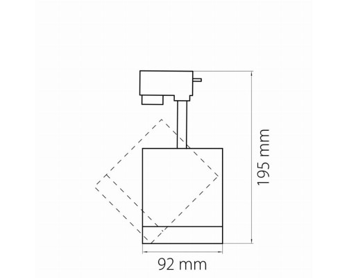 Трековый светодиодный светильник Lightstar Canno Led 301272