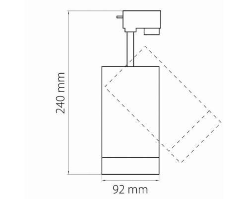 Трековый светодиодный светильник Lightstar Canno Led 303262