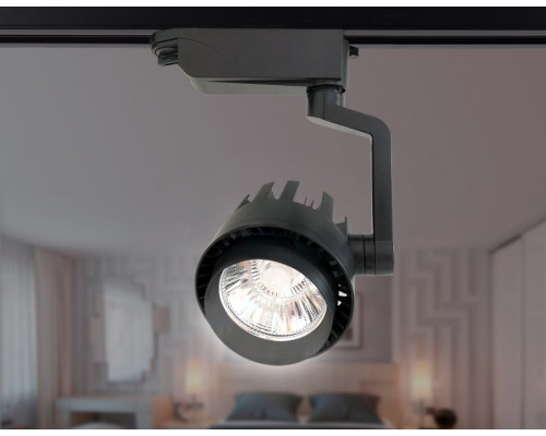 Однофазный LED светильник 20W 4200К для трека Ambrella light Track System GL6108 BK