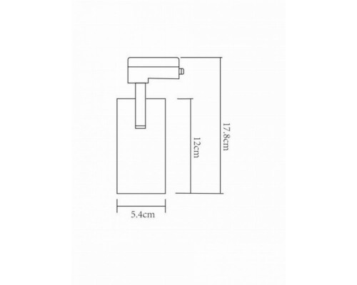 Однофазный LED светильник 13W 4000К для трека Arte Lamp A4568PL-1BK