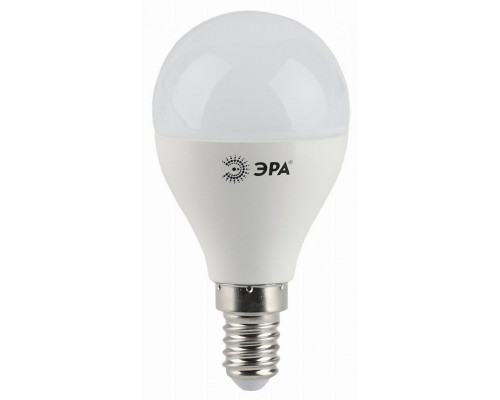 Лампа светодиодная ЭРА E14 9W 2700K матовая LED P45-9W-827-E14 Б0029041