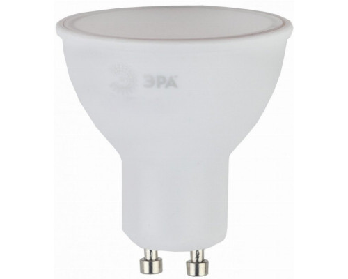 Светодиодная лампа GU10 6W 2700К (теплый) Эра LED MR16-6W-827-GU10 (Б0020543)