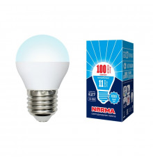 Лампа светодиодная (UL-00003834) E27 11W 4000K матовая LED-G45-11W/NW/E27/FR/NR